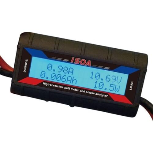 150A 60V DC Digital Display Watt Meter Power Analyzer with Backlight LCD FOR model RC Airplane