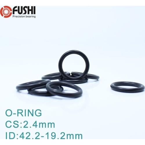 CS2.4mm EPDM O RING ID 42.2/45.2/45.6/49.2/15.6*2.4 mm 100PCS O-Ring Gasket Seal Exhaust Mount Rubber Insulator Grommet ORING