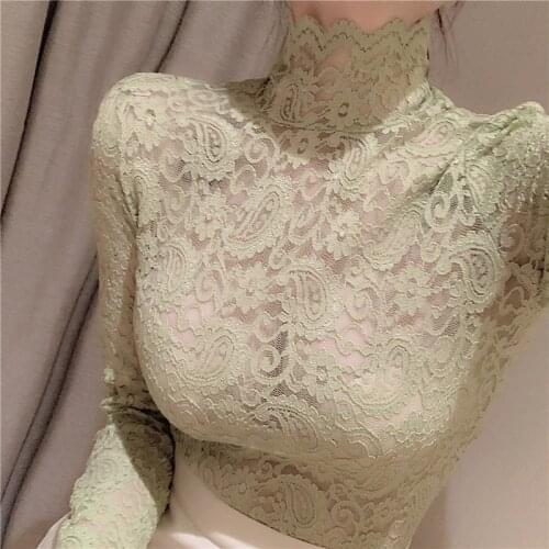 DAIZHIYUE Lace Blouses