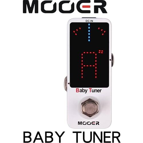 MOOER BABY TUNER Effect Guitar Pedal / Baby Tuner Very small and compact design free shipping