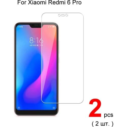 For Xiaomi Redmi 6 Pro Premium 2.5D 0.26mm Tempered Glass Screen Protector For Xiaomi Redmi 6 Pro Protective Glass