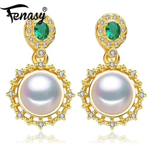 FENASY Women's Gold Earrings