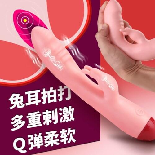 Rabbit Vibrators G Spot Vibrator For Women Vaginal Clitoral Stimulator Dual Vibrators Massager Dildo Sex Toys For Women Sex S L1