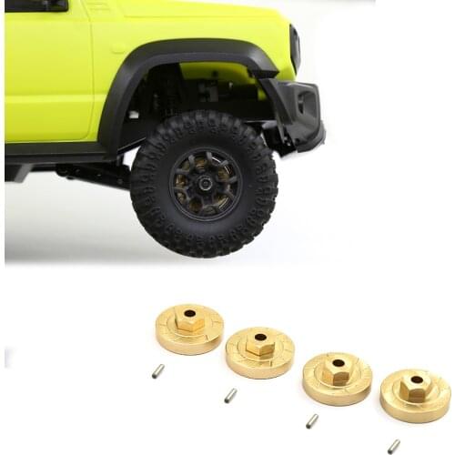 4mm Wheel Weights Brass Counterweight Coupler for 1/24 Axial SCX24 90081 RC Model Car Wheel Weights Upgrade Spare Parts