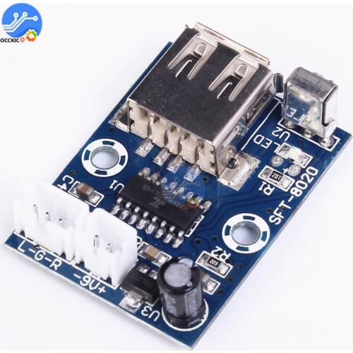 DAC Module MP3 WMA Decoder Board Audio Module USB TF Radio decodificador equipo de sonido Decoder 12V Audio Module speaker
