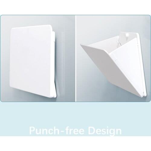 Wall Mount Handle Hanger Bracket Earphone Holder Storage Rack Foldable Phone Storage Box Organizer