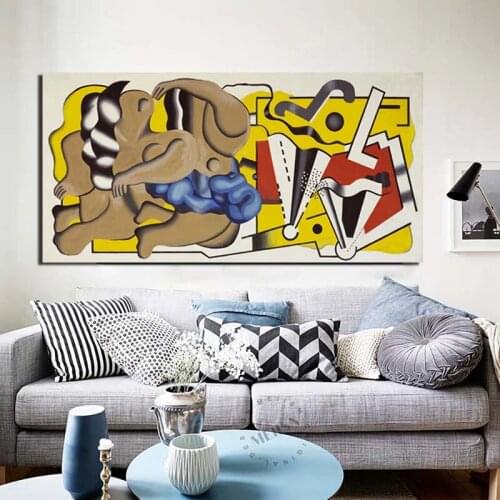 Fernand Legor Wallpaper Canvas Painting Print Living Room Home Decoration Artwork Modern Wall Art Oil Painting Posters Pictures