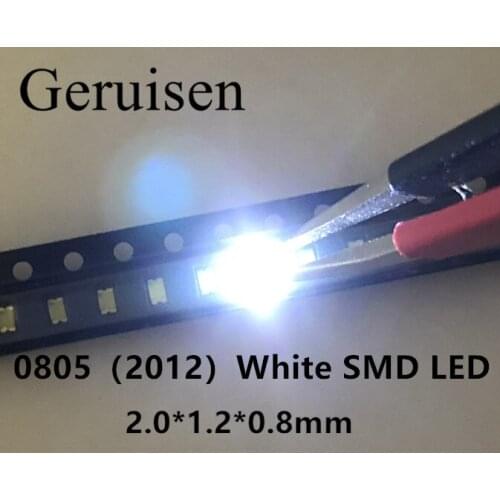 Time-limited Limited Surface Mount X 0805 White Smd Led Super Bright Lamp Lights-emitting Diodes 14000pcs
