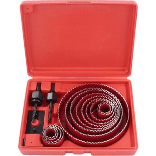 19-127mm Hole Cutter Hole Saw Wood Metal Drilling Power Tool Core Drill Mandrels Bits Woodworking Cutting Set Kit