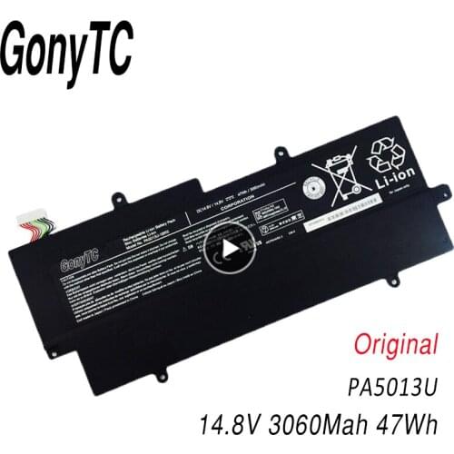 PA5013U-1BRS PA5013U Laptop Battery for Toshiba Portege Z830 Z835 Z930 Z935 Ultrabook PA5013 14.8V 3060mAh