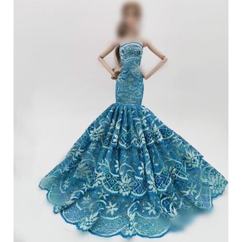 30cm Doll Dress Fashion Clothes Multi layer fishtail skirt for licca For Barbie Doll Accessories Baby Toys Best Girl' Gift