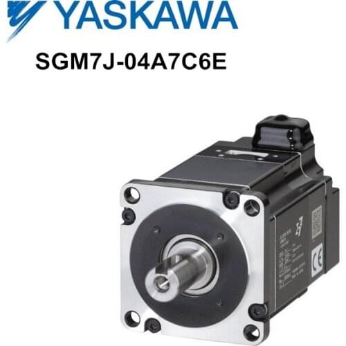 SGM7J-04A7C6E 400W YASKAWA servo motor with oil seal and holding brake new and original Yaskawa sigma-7 SGM7 series servomotor