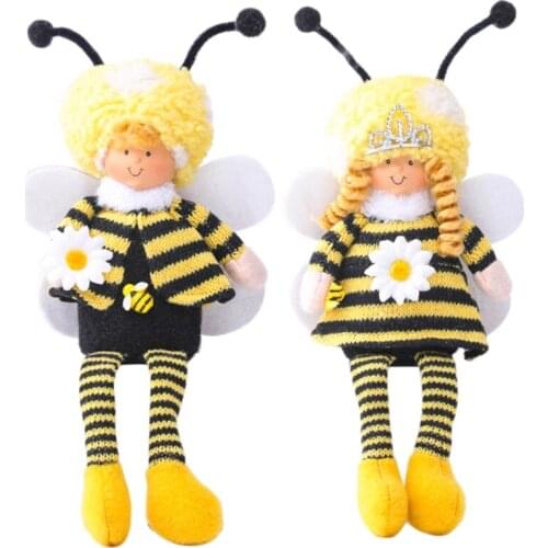 Bumble Bee Gnome Scandinavian Tomte Nisse Dwarf Swedish Figurines Bee Elf R2JC