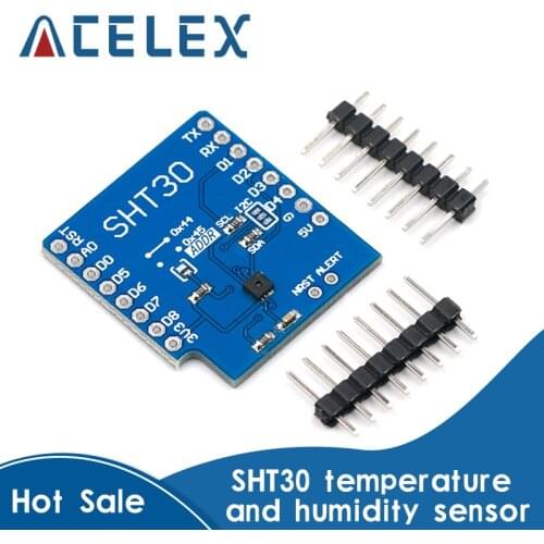 SHT30 Shield for WEMOS D1 mini SHT30 I2C digital temperature and humidity sensor module