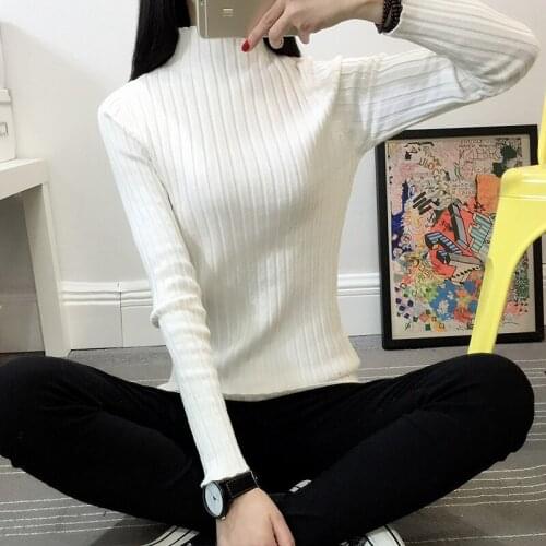 OHCLOTHING 2021 shot half turtleneck sweater shirt thickening