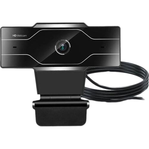 Webcam HD USB Drivefree Autofocus With Microphone For Windows Mac Video Call Online Meeting