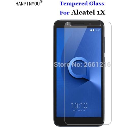 For Alcatel 1X Tempered Glass 9H 2.5D Premium Screen Protector Film For Alcatel 1X 5059A 5059D 5059I 5059J 5059T 5059X 5.3"