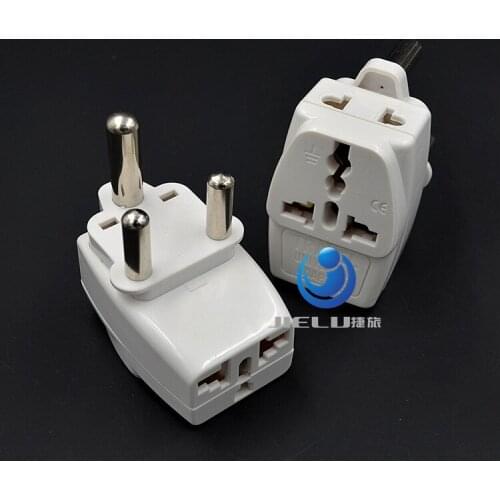 1 pcs Universal Travel AU US UK EU to Big South Africa Adapter Plug Type M Power Socket Converter