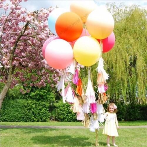 10pcs/Lot 18 Inch Big Latex Balloons Event Party Supplies Wedding Birthday Party Decorations Kids Baby Shower Favors Multicolor
