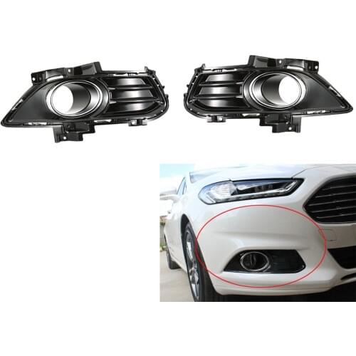 2X Front Fog Light Lamp Cover Grille for Ford Mondeo 2013-2016