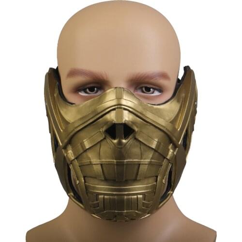 Adults Men MK 3 Scorpion Mask Cosplay Costume Hat Accessories