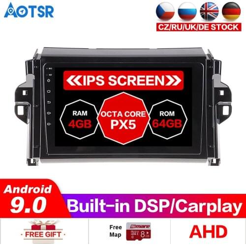 Android10.0 car GPS Multimedia Player Car Radio For Toyota Hilux 2015-2018 car Radio Player GPS Navigation HeadUnit audio DSP