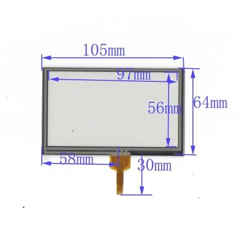 4.3-inch four-wire resistive touch screen handwriting screen Newman S480 bully learning machine SD-691 external screen