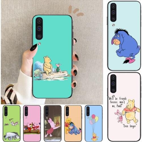 Disney Winnie Bear Cute Phone cover hull For SamSung Galaxy S 8 9 10 20 S21 S30 Plus Edge E S20 fe 5G Lite Ultra black soft ca