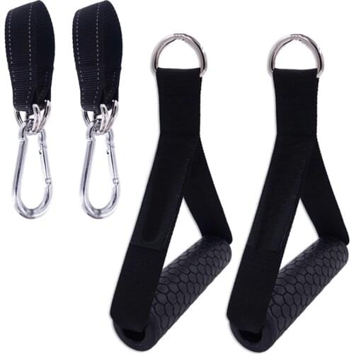 Resistance Bands Handles for Home Gym Training Muscle Workout Grips Fitness Strap Handle Pull Rope Heavy Duty Cable Equipment