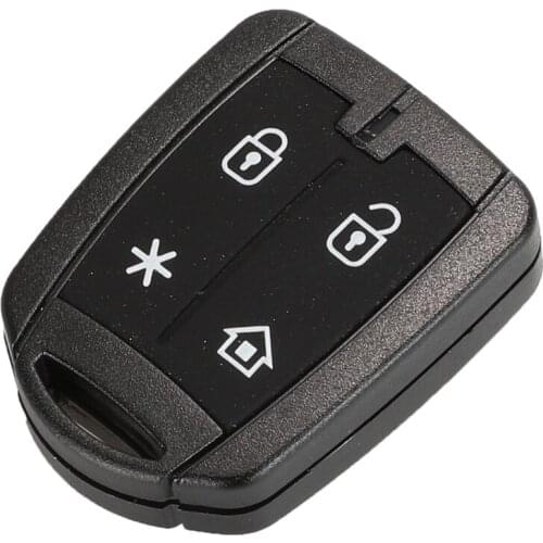 Jingyuqin New 4 Buttons Auto Car Key Case Shell For Brazil Positron Alarm Remote Key Cover Shell Auto Parts Styling Repalcement