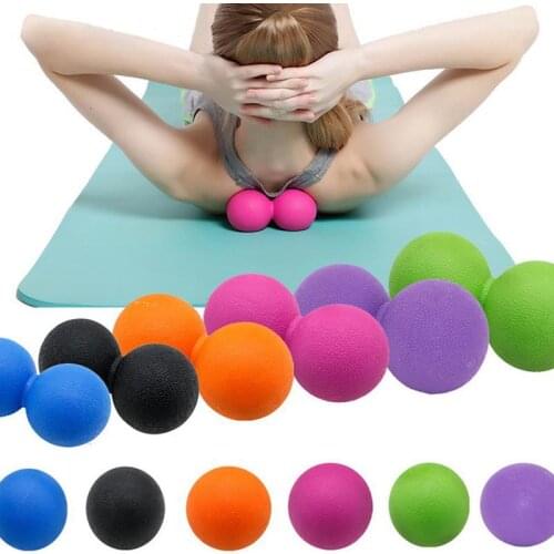 Lacrosse Fitness Crossfit Peanut Ball Trigger Point Yoga Ball Exercise Massage