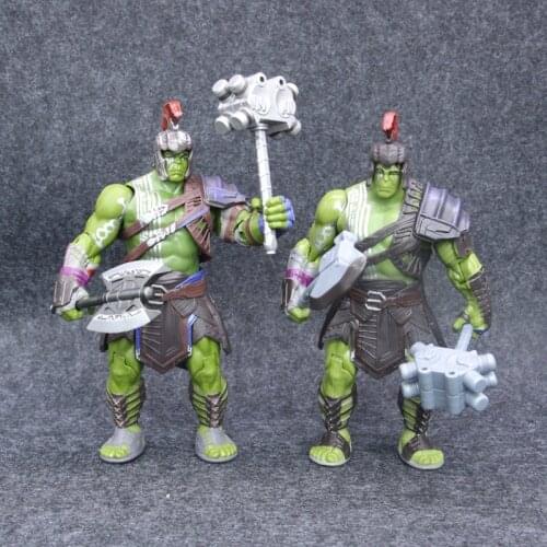 Marvel Thor 3 Ragnarok War Hammer Battle Axe Gladiator Hulk Avengers BJD Model Action Figure Toy 20cm
