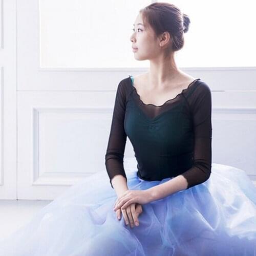 Professional Ballet Tutus Adults Ballet Top Ballerina Clothes Long/Short Sleeved Gymnastics Leotard Ballet Leotards For Women