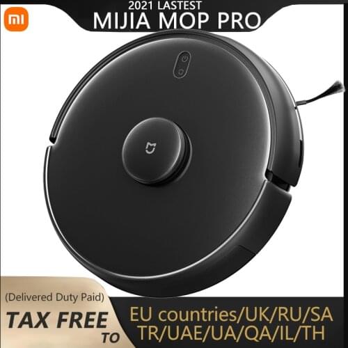 2021 XIAOMI MIJIA Robot Vacuum Cleaner Mop Pro 4000PA Cyclone Suction Mopping Robot Upgraded from MIJIA 1C G1