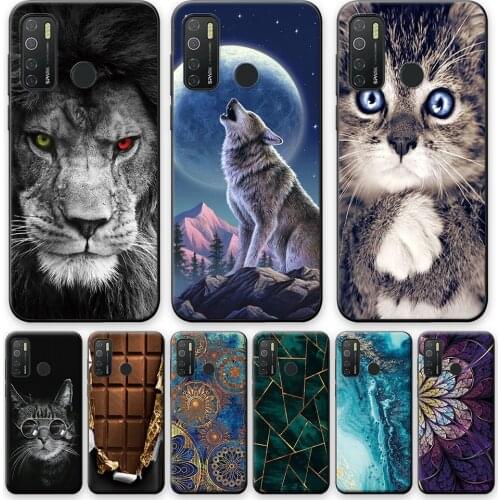 For Tecno Spark 5 Case Cover Tecno Spark 5 Pro Soft TPU Phone Case For Tecno Camon 15 Air Silicone Back Bumper on Tecno Camon 15