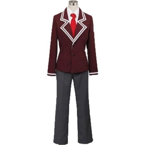 Japanese Anime Hidan no Aria Kinji Tohyama Boy Uniform Cosplay Costume Top Jacket Shirt Pants 11