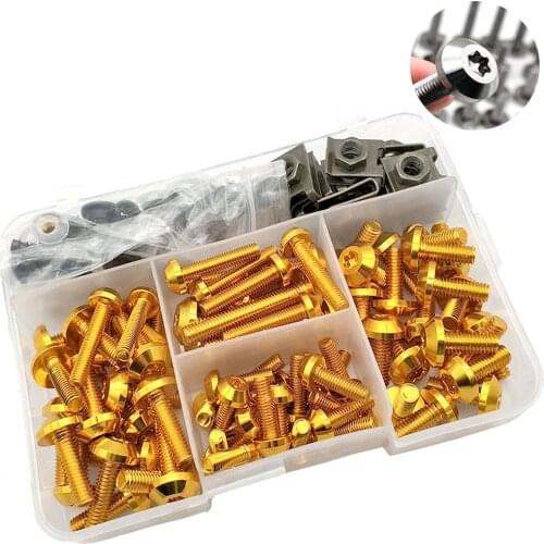 Universal Motorcycle Fairing Bolts Nuts Kit Body Fastener Clips Screw For Honda CBF1000 CBF600 CB650F VT1100 GROM MSX125 msx 125