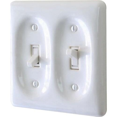 High Quality Home Improvement wall switch Retro vintage Ceramic toggle Switch Light wallpad switch Switch for livingroom