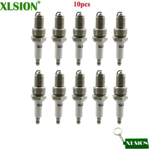 XLSION 10x F7TC Spark Plug For Honda GX120 GX160 GX200 GX240 GX270 GX340 GX390 Generator Lawnmower