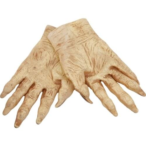 Halloween Fun Costume Party role-playing Props Industry Terrible Tricky Zombie Monster Vinyl Blood Glove Party Supplies