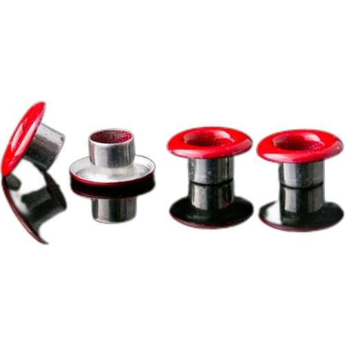 100pcs 3mm Coloured Metal Eyelets For Leathercraft DIY Shoes Belt Cap Bag Tags Clothes