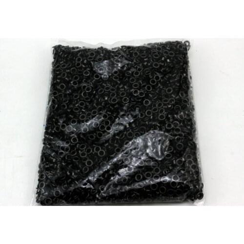 1000set 4MM copper metal blow hole black nickel metal eyelets buttons clothes accessory free shipping