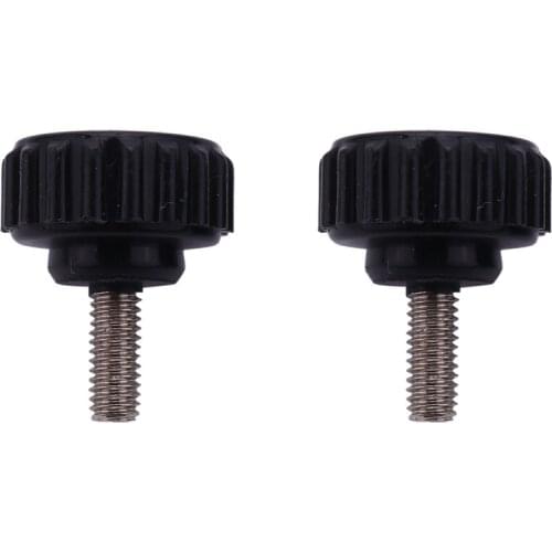 Promotion! M4 X 10Mm Round Head Screw On Thumbscrews Knurled Clamping Knob 2 Pcs