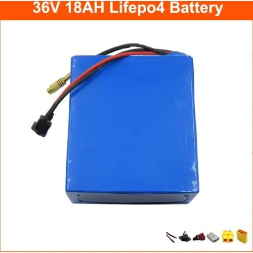 12S 1000W 36V 18AH 24AH 30AH lifepo4 bateria 500W 36V 12AH Ebike Scooter battery pack 32700 Cell With 30A BMS 43.8V 2A charger