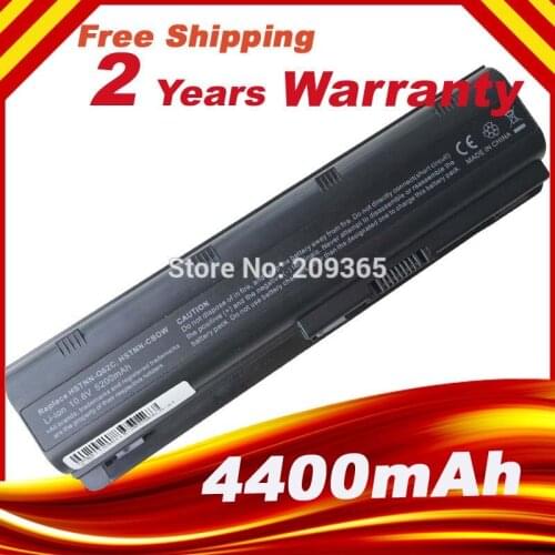 6cells laptop battery for HP pavilion G6 DM4 DV3 DV5 DV6 DV7 G32 G42 G6 G62 G56 G72 MU06 MU06XL MU09 HSTNN-UB0W HSTNN-CBOW