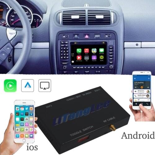 Car Camera Carplay Decoder Adapter Mirror Display Android Auto Play 360 BirdView For Porsche Cayenne 9PA PCM 3.1 CDR 3.1 PCM 4.0
