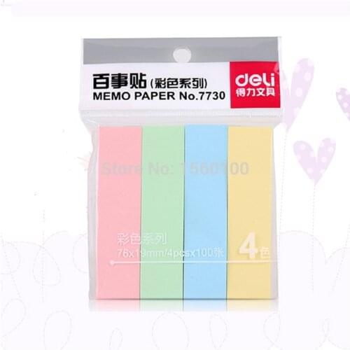 Free Shipping (400sheet/bag)76x19mm multicolour sticky pepsi stickers n times stickers self-stick notes office supplies