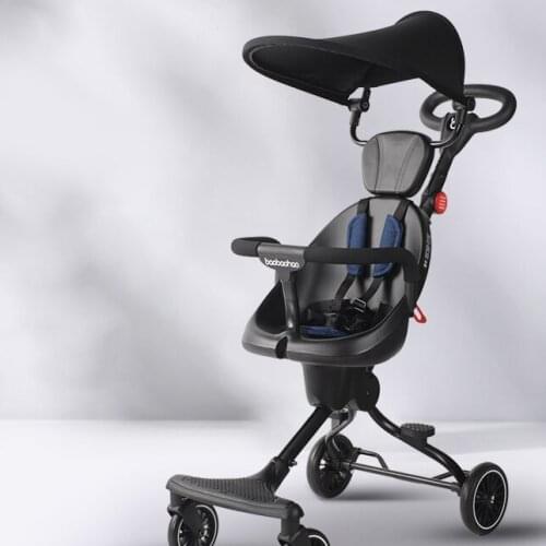 Baby Stroller Foldable Lightweight Two-way Four-wheel High Landscape Children Slip Baby Artifact for Baby Buggy