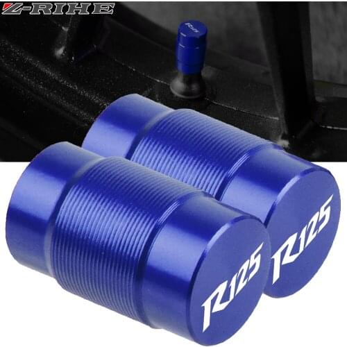 For YAMAHA YZF R125 YZFR125 2018-2019 Motorcycle Aluminum Accessorie Wheel Tire Valve Stem Caps CNC Airtight Covers R125 logo