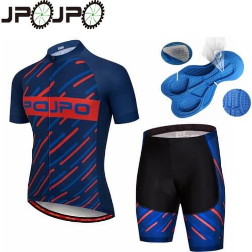 JPOJPO Men Cycling Jersey Cycling Clothing Ropa ciclismo Bike Jerseys Set Quick Dry Road Bicycle Wear Clothes